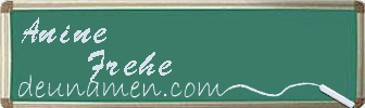 Anine Frehe Visitenkarte